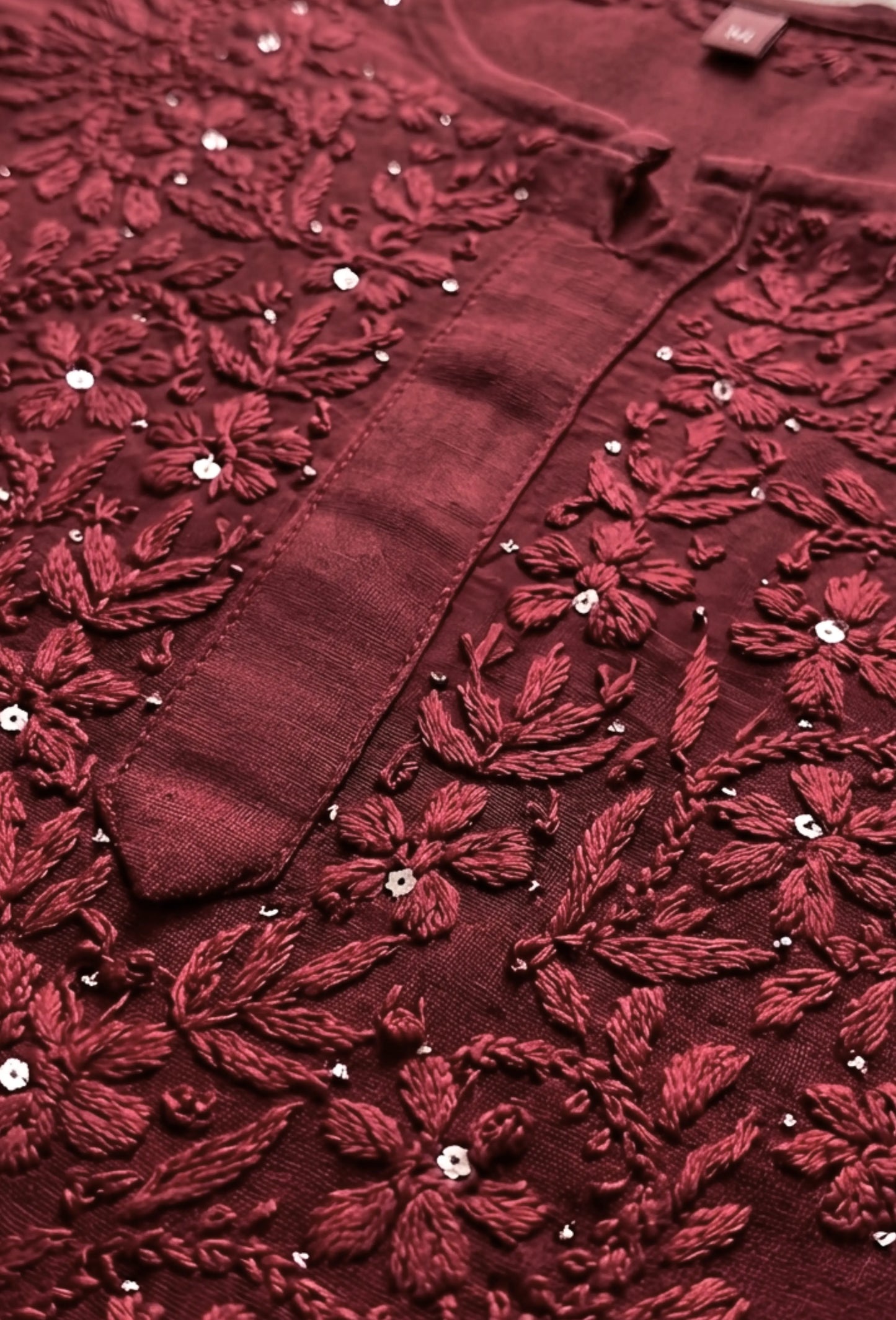 Naqsh Kaamdani Chikankari Hand Embroidered Kurta Set - Brown