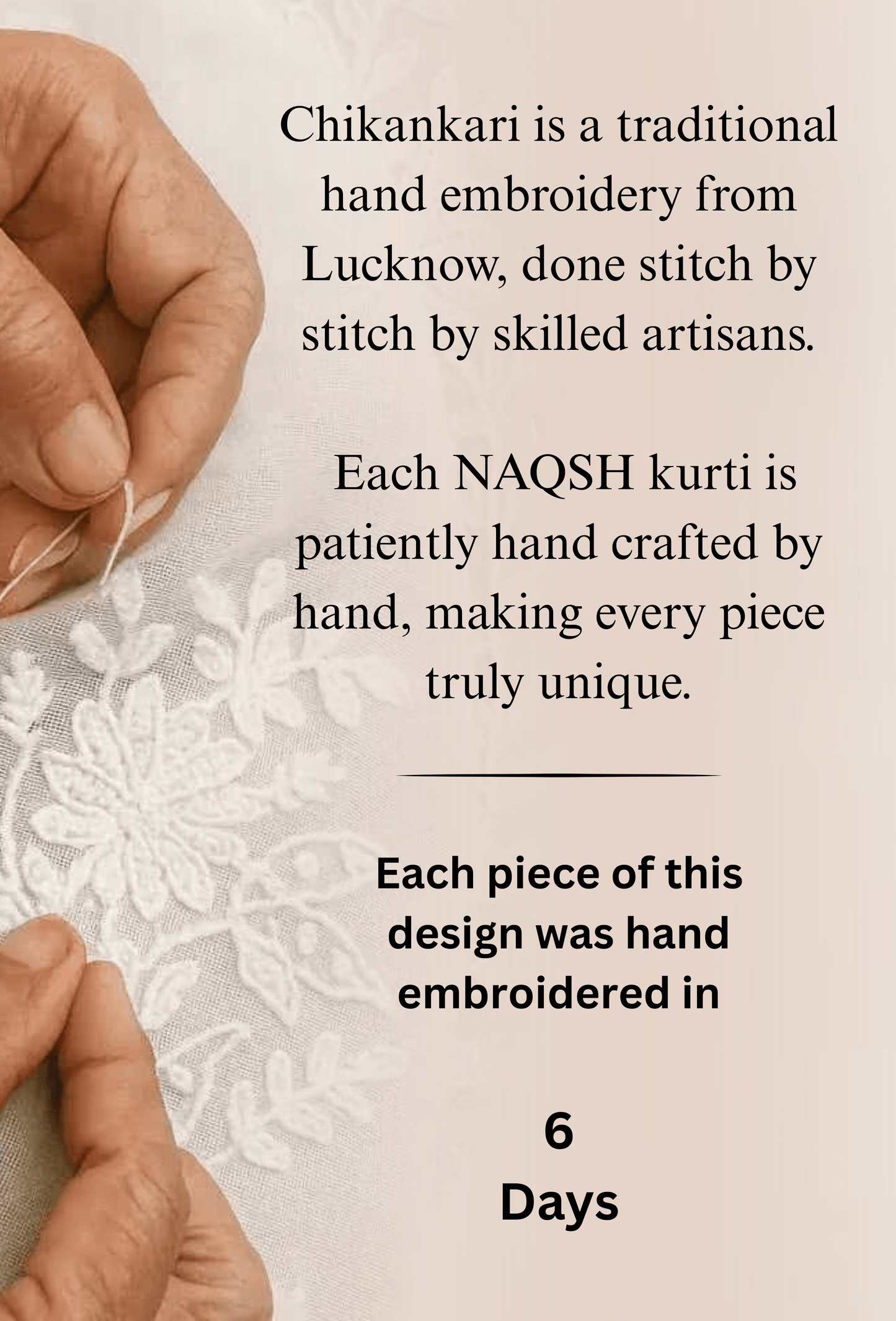 Flowy Cotton Chikankari Hand Embroidered Kurta Set - Black & Brown